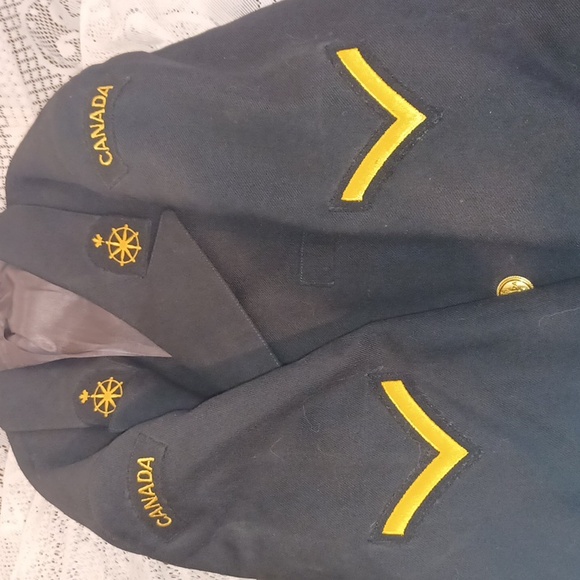 Canadian Wool Military (Navy) Jacket - Navy Blue Men's 5072) - Picture 5 of 10